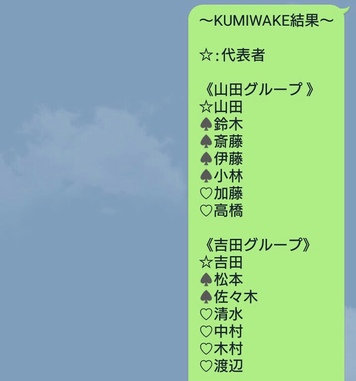 KUMIWAKE ~グループ分け・席決めツール~