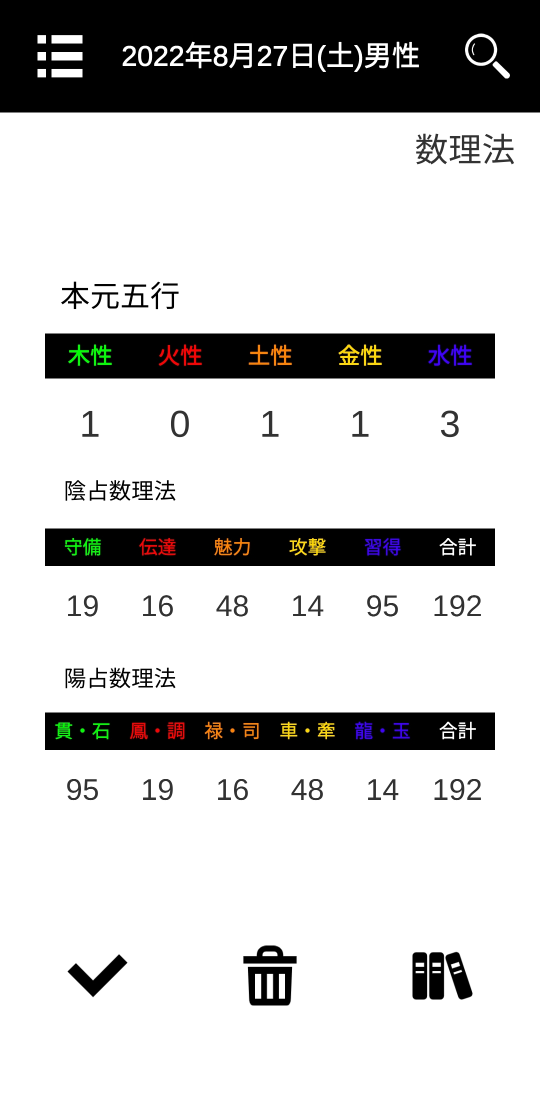 算命学の万年暦。(Androidアプリ版)