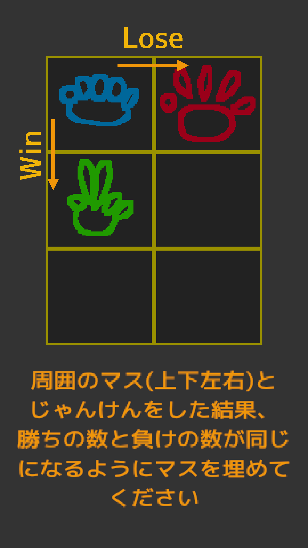 じゃんけんパズル