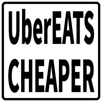 UberEATS CHEAPER