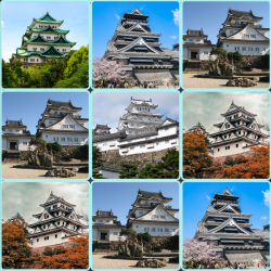 日本の城ぶろっく