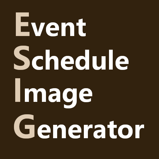 Event Schedule Image Generator