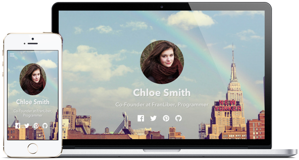 Door2Me - あなただけのシンプルでクールなプロフィールページ