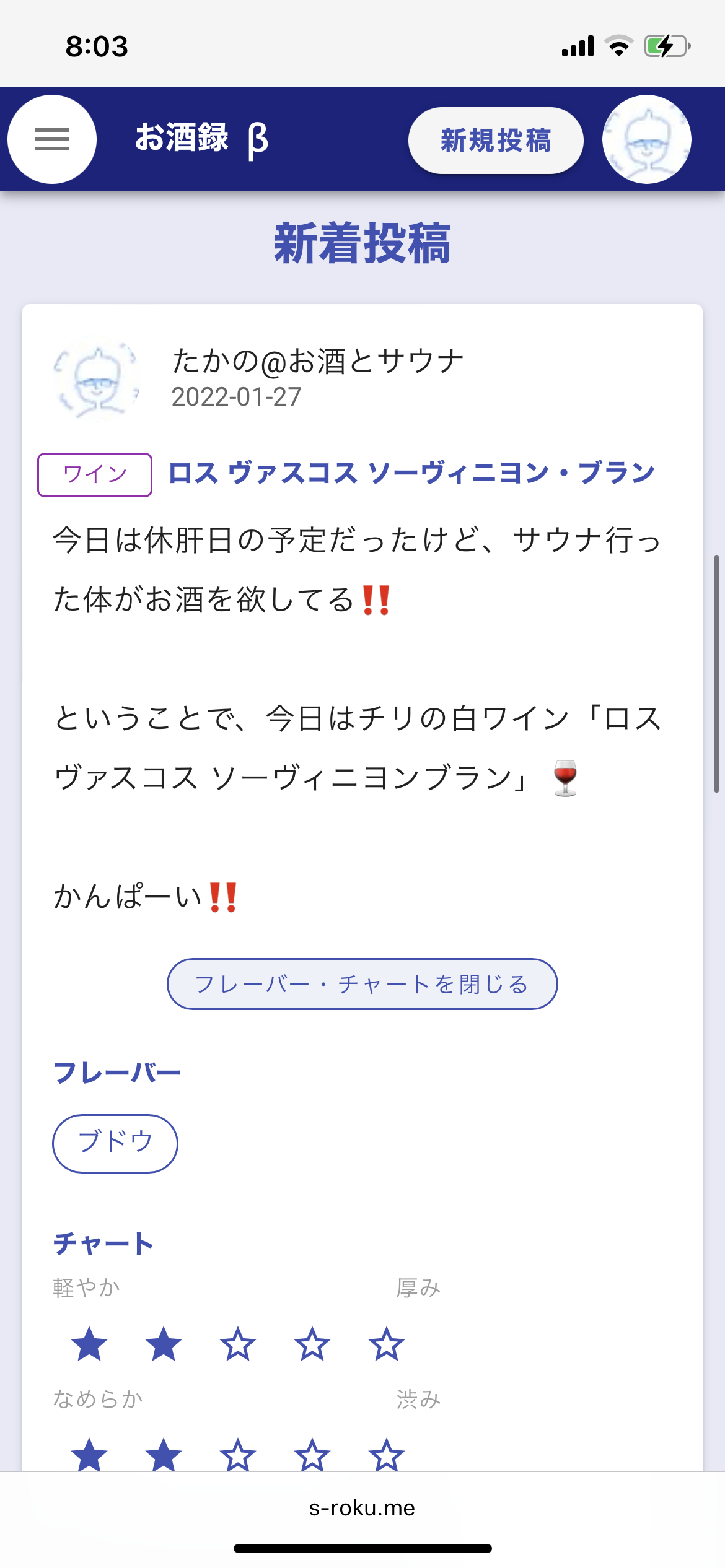 お酒録