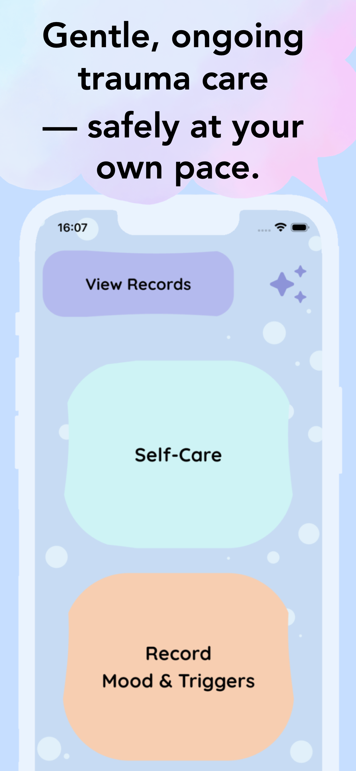 Trauma Care App - CalmSeed