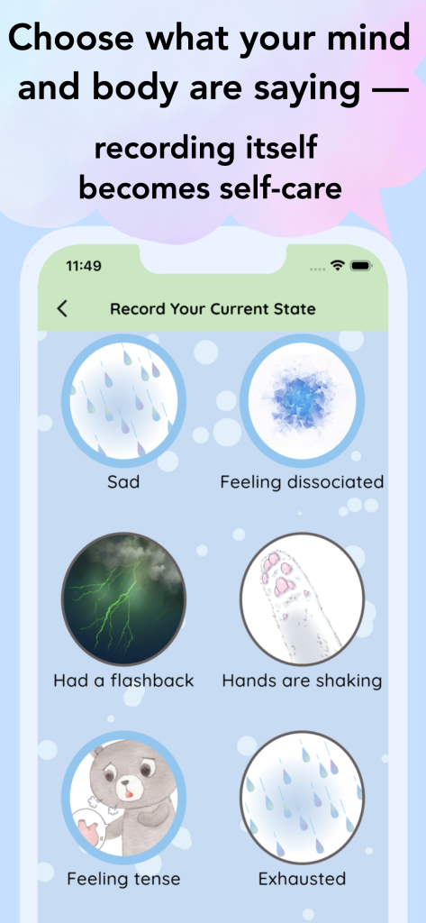 Trauma Care App - CalmSeed
